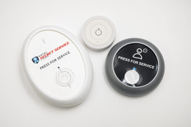 hotel secret service buttons iot